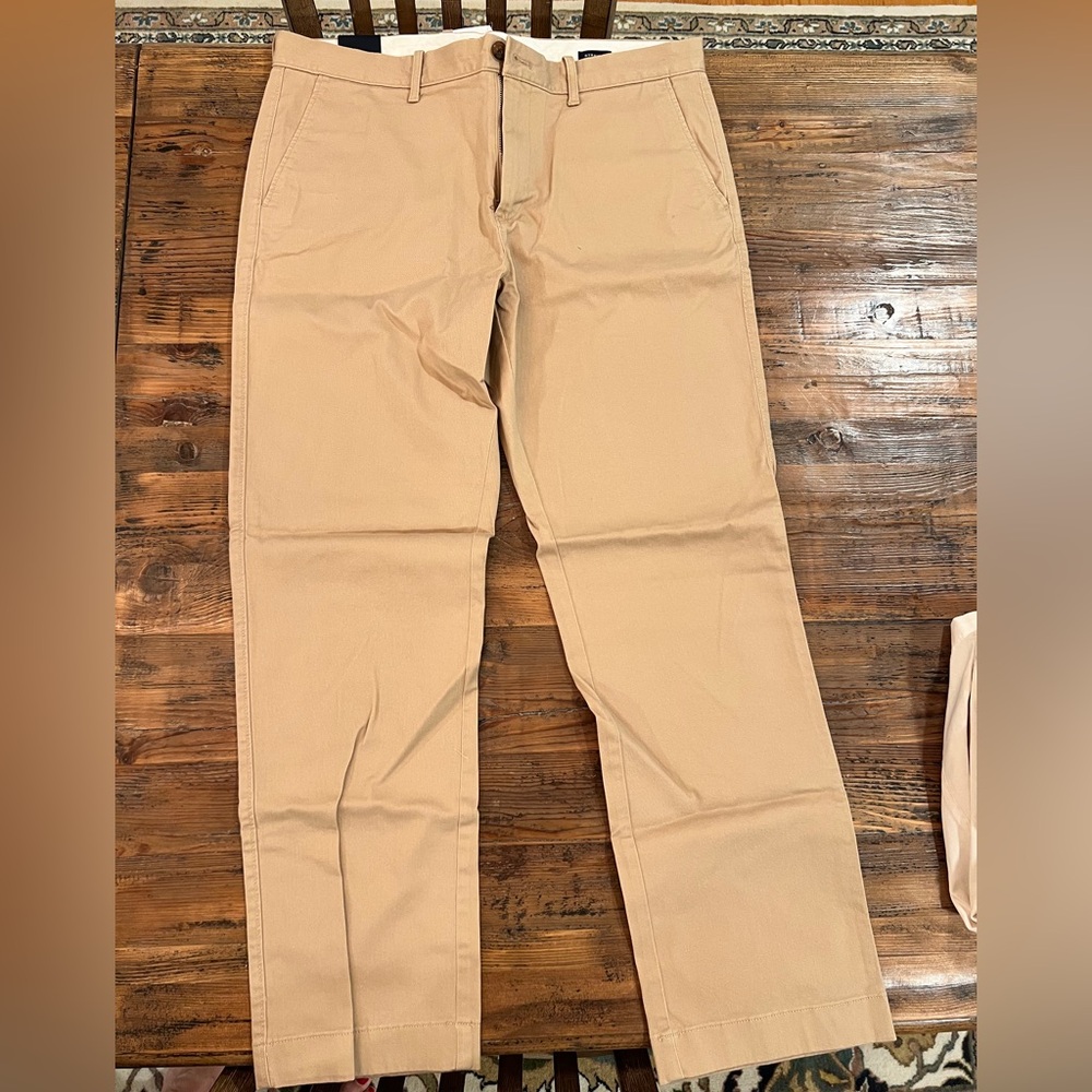 J. Crew Men's Straight Khaki Chinos